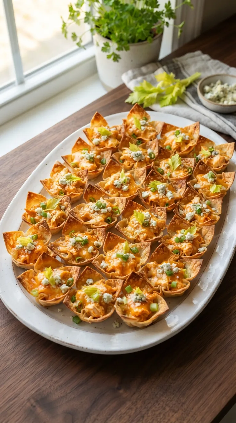 spicy finger foods for beginners Buffalo Chicken Cups