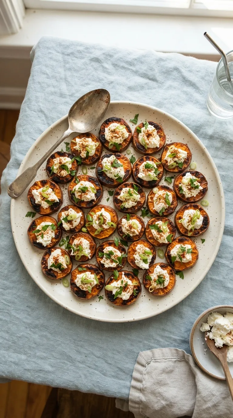 spicy finger foods for beginners Cajun Sweet Potato Rounds