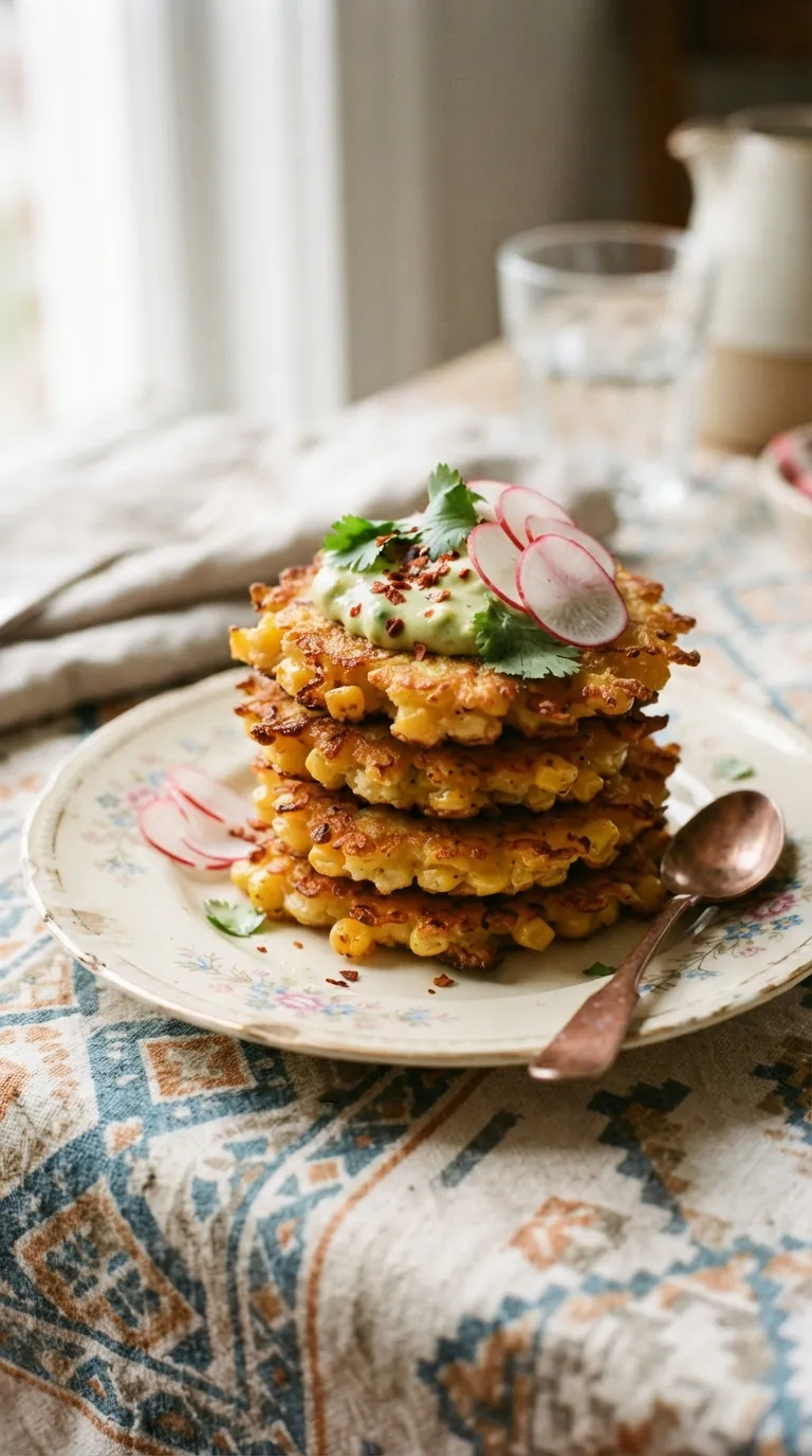 spicy finger foods for beginners Chipotle Corn Fritters