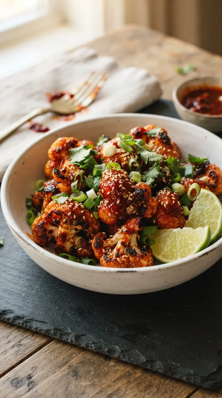 spicy finger foods for beginners Firecracker Cauliflower Bites