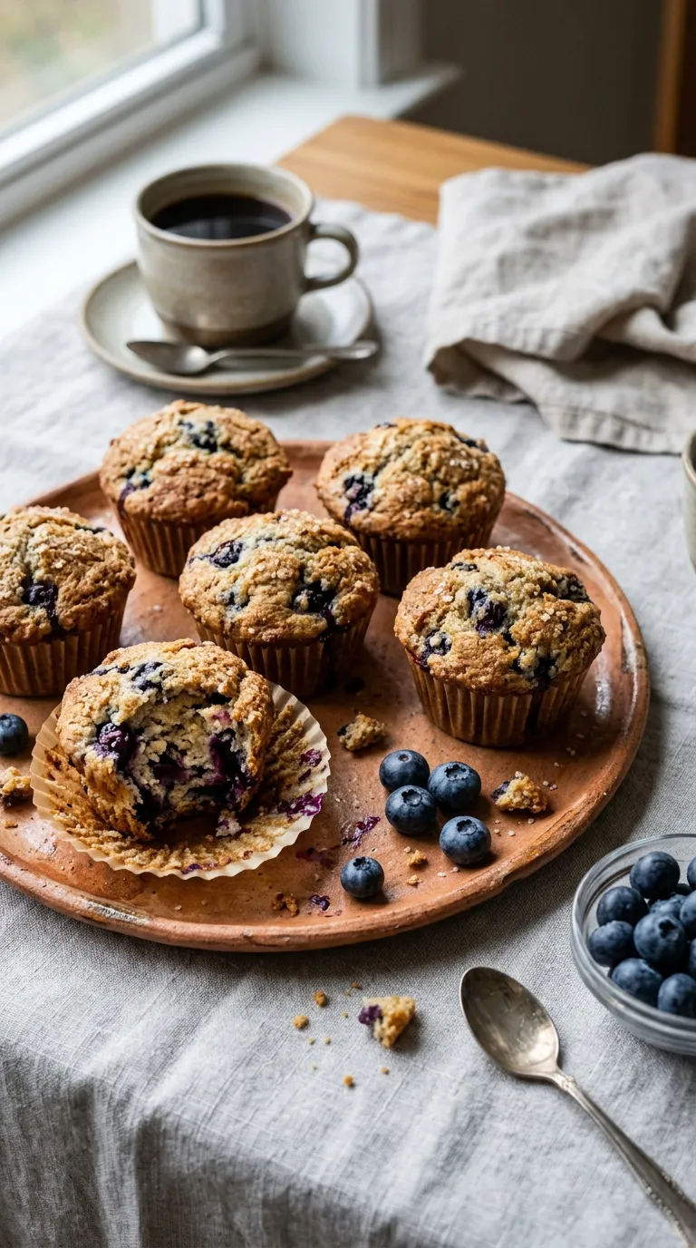 Vegan breakfast ideas Blueberry Breakfast Muffins