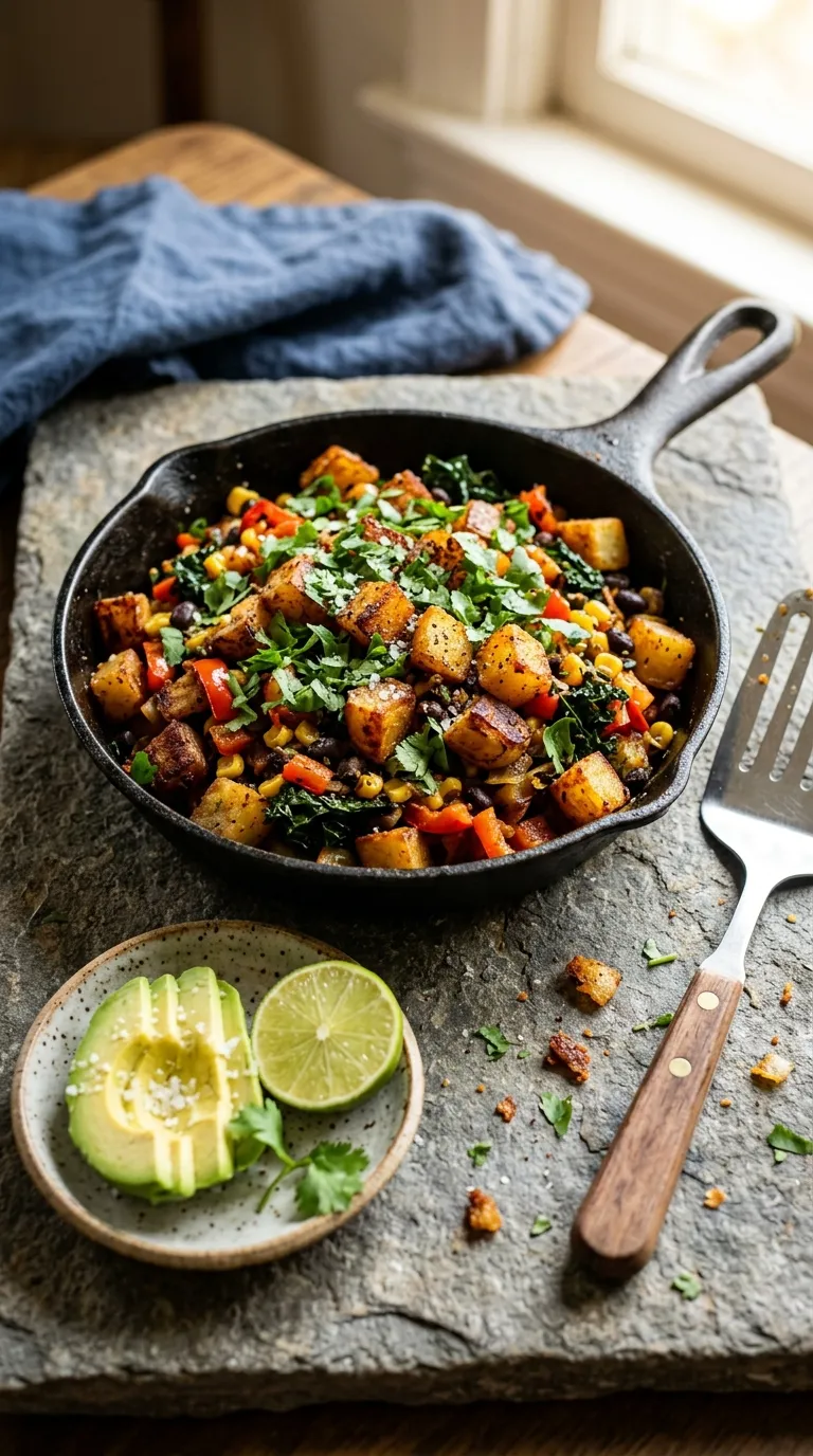 Vegan breakfast ideas Crispy Potato Breakfast Hash