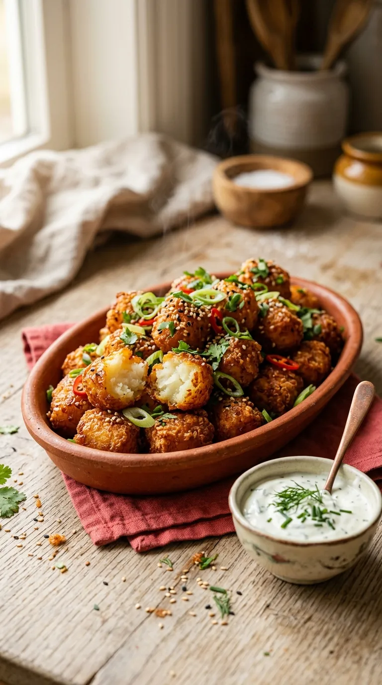 vegetarian spicy bites recipes Sriracha Potato Bites