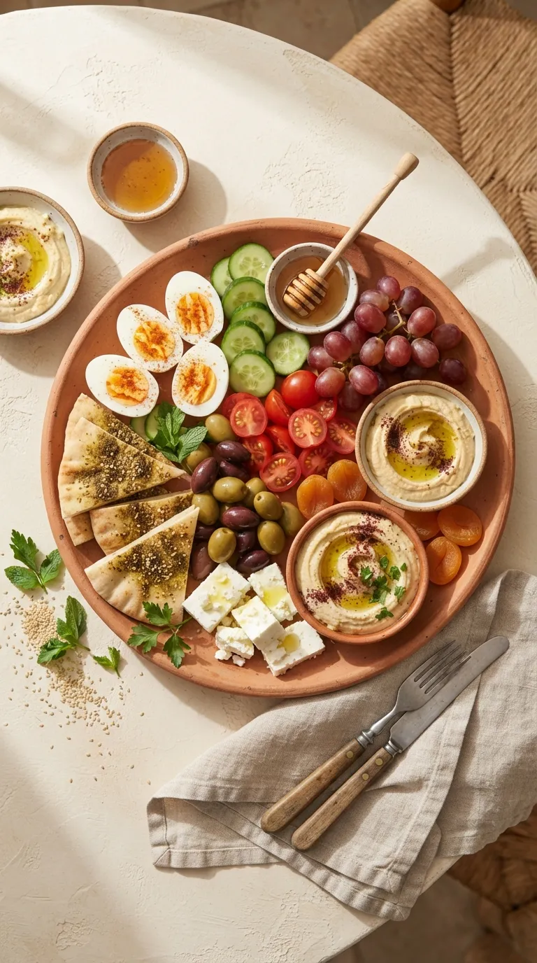 Breakfast charcuterie board ideas Mediterranean Breakfast Board