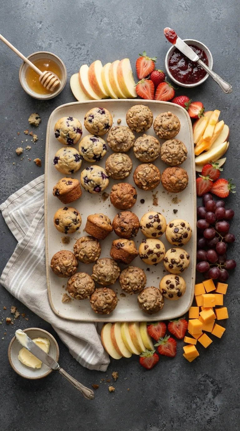 Breakfast charcuterie board ideas Muffin Morning Board