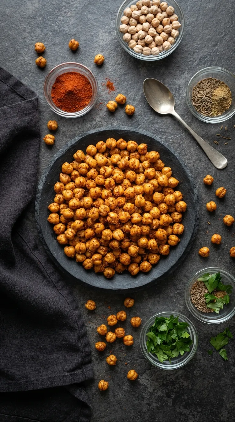 dairy free high protein snacks Crunchy Chickpea Bites