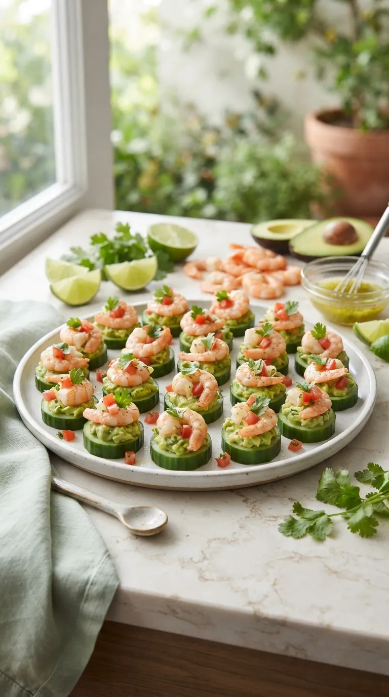 dairy free high protein snacks Shrimp Avocado Bites