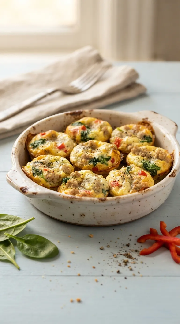 dairy free high protein snacks Turkey Egg Bites