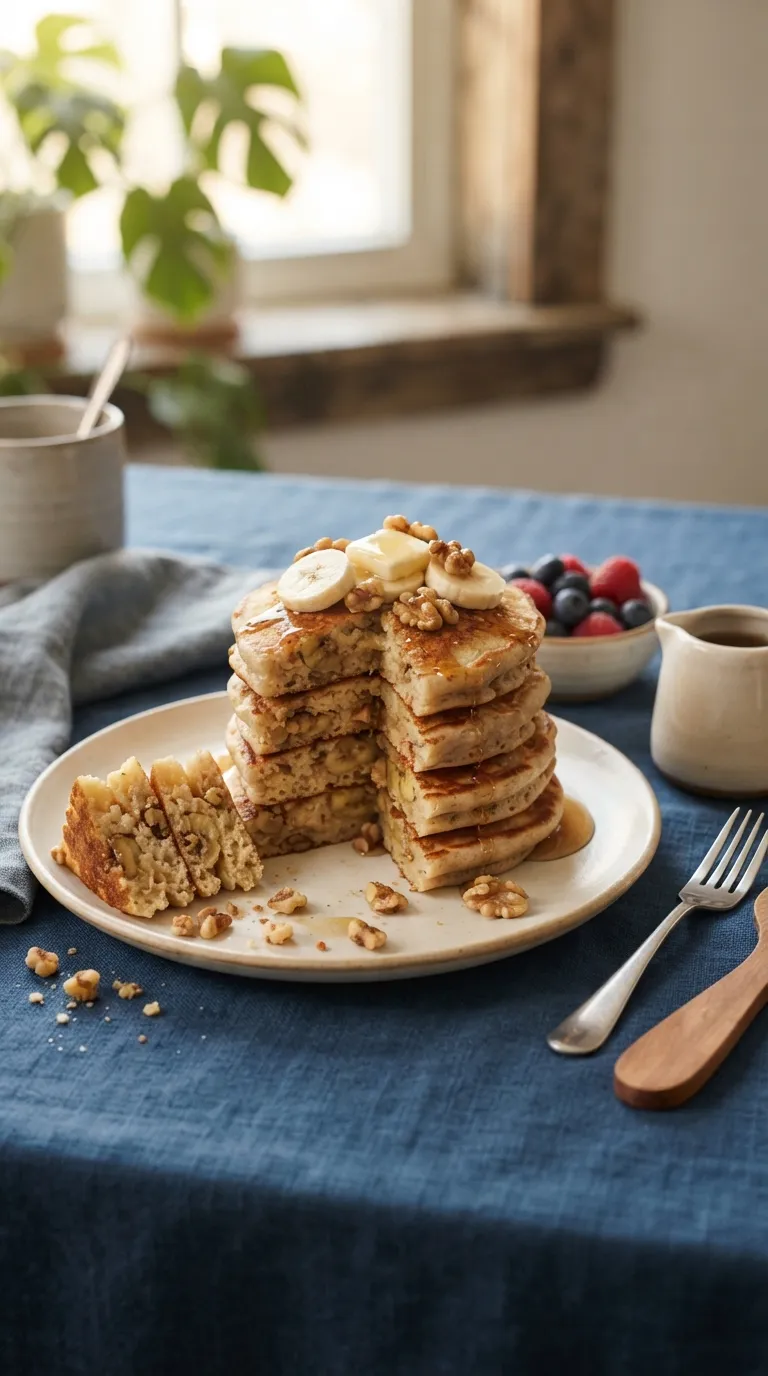 healthy meals for postpartum recovery Banana Nut Pancakes