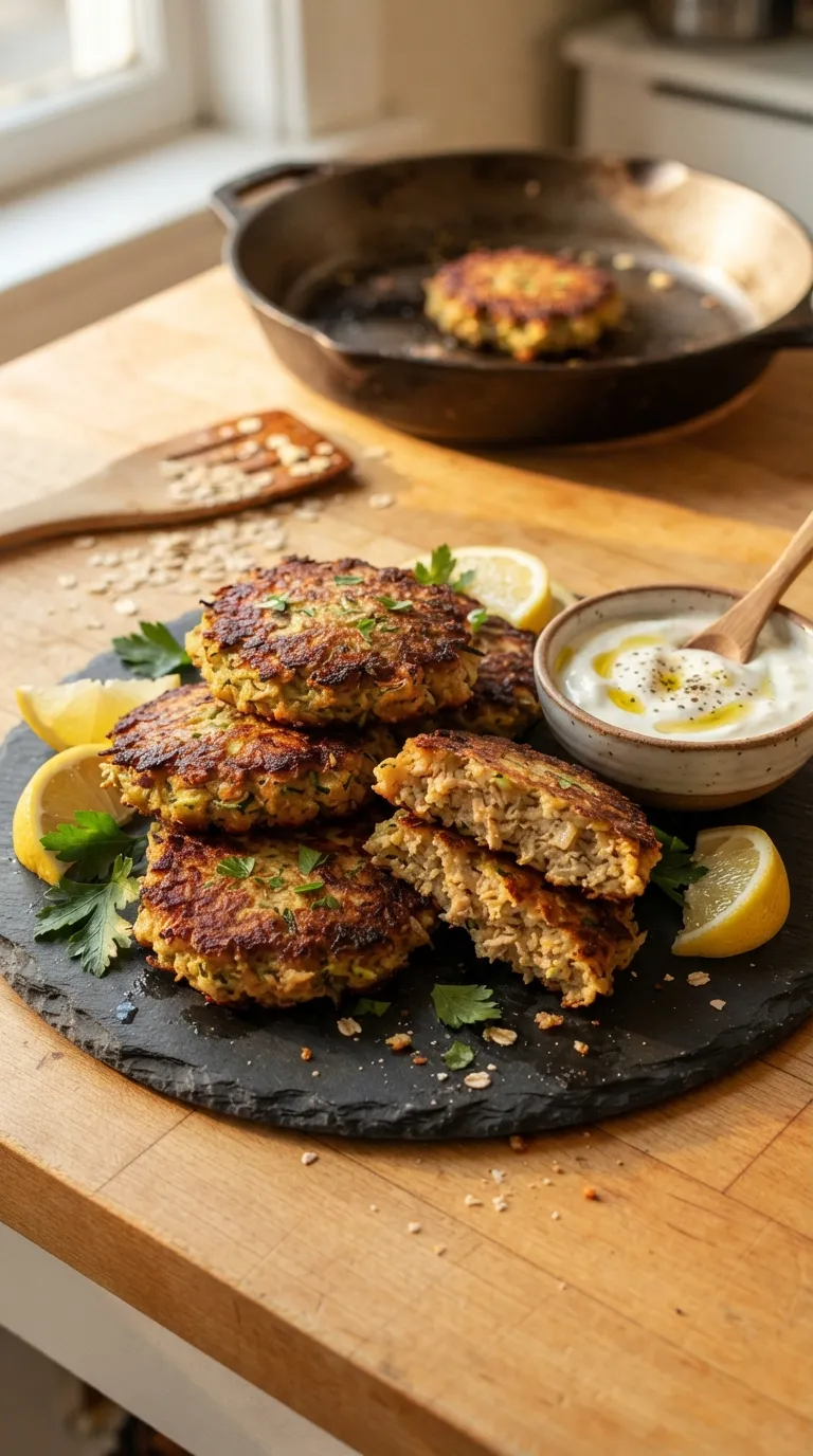 healthy meals for postpartum recovery Chicken Oat Patties