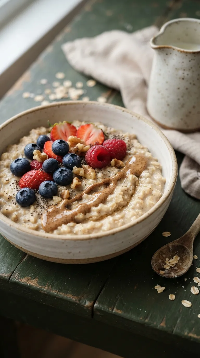 healthy meals for postpartum recovery Oatmeal Berry Bowl