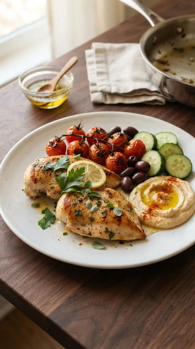 healthy Mediterranean meals for beginners Lemon Herb Chicken