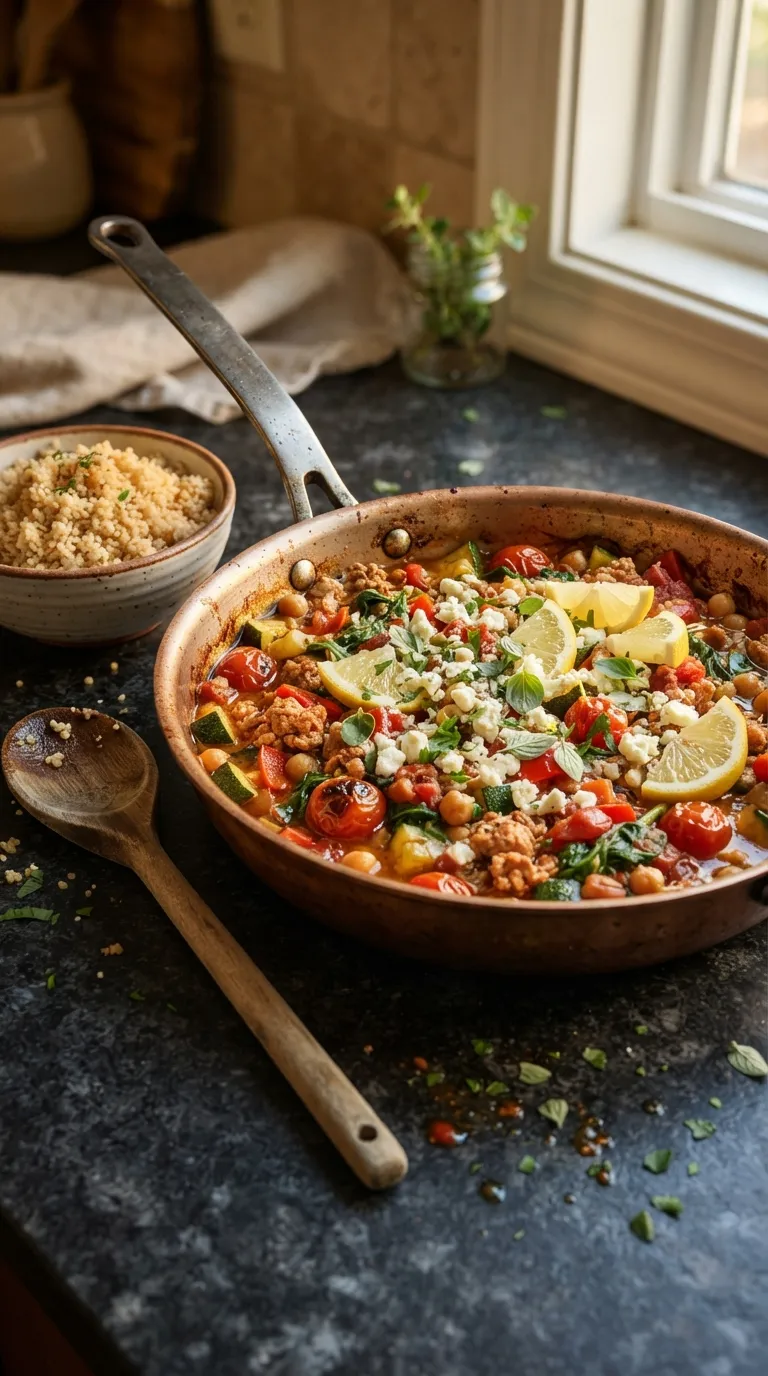 healthy Mediterranean meals for beginners Mediterranean Turkey Skillet