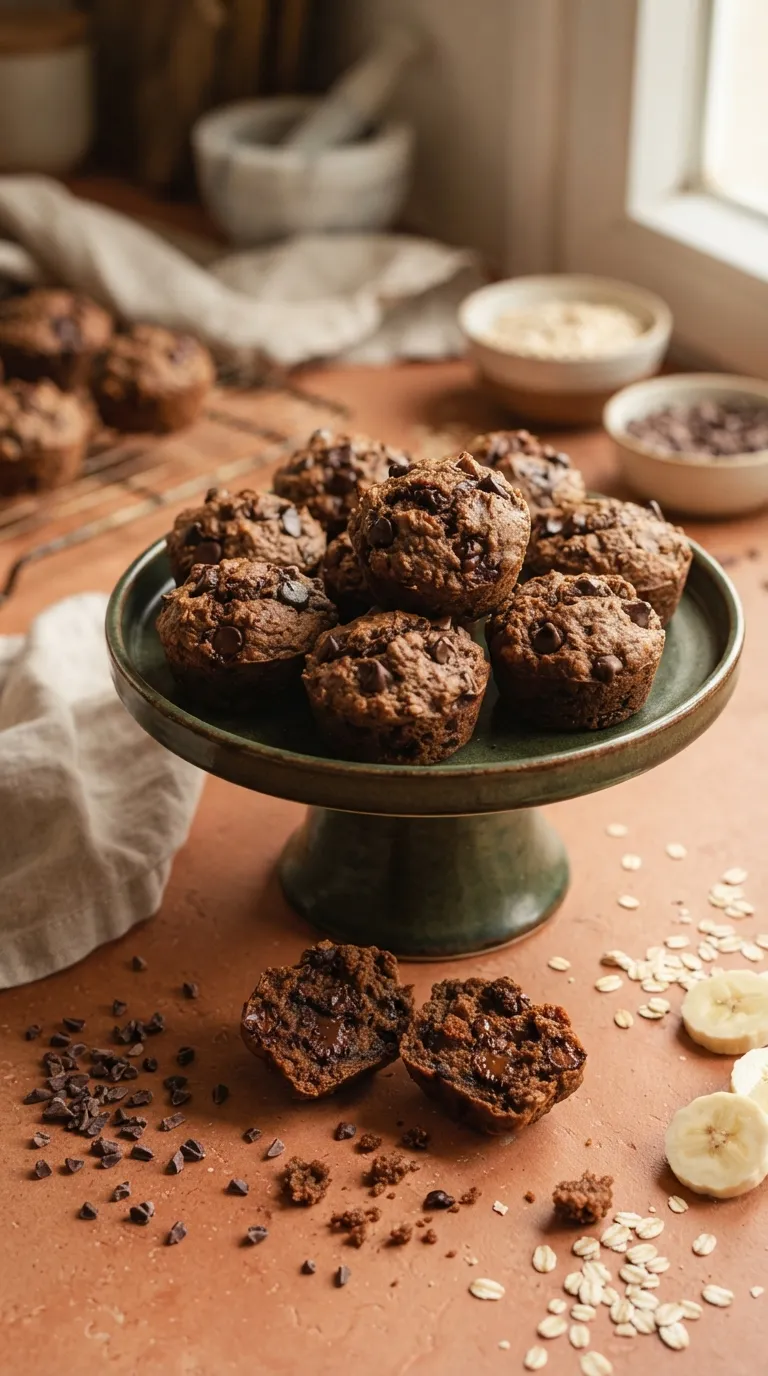 high protein snacks for school lunch Chocolate Protein Muffins