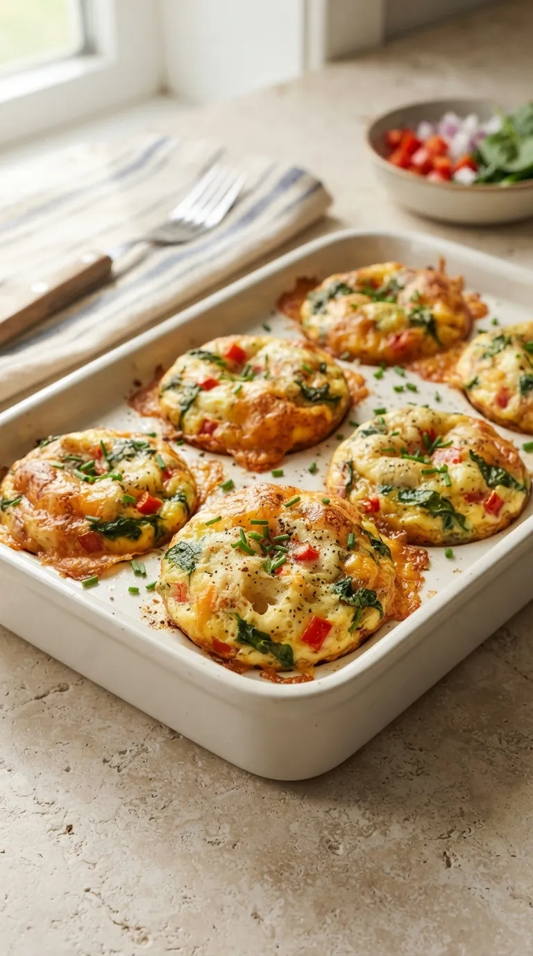 high protein snacks without protein powder Cheesy Egg Muffins
