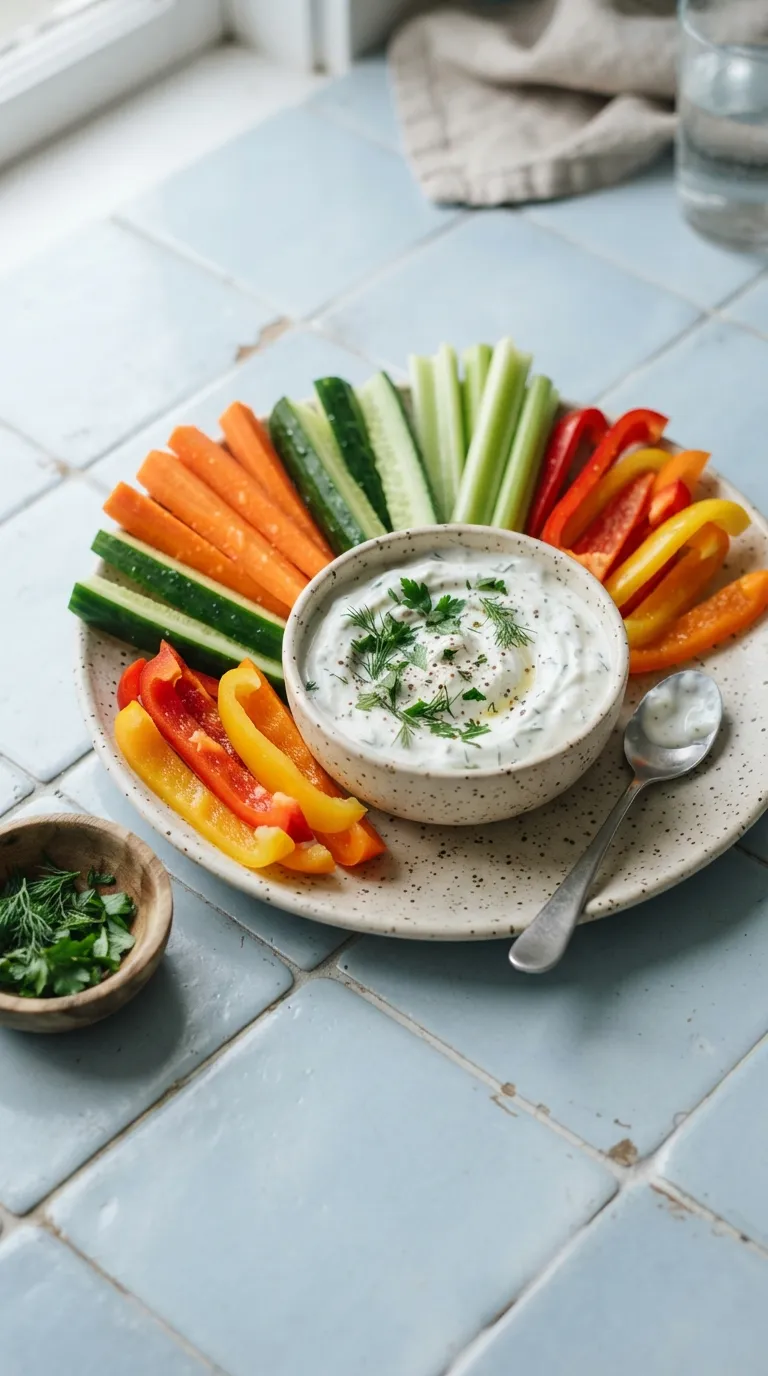 high protein snacks without protein powder Greek Yogurt Ranch Dip