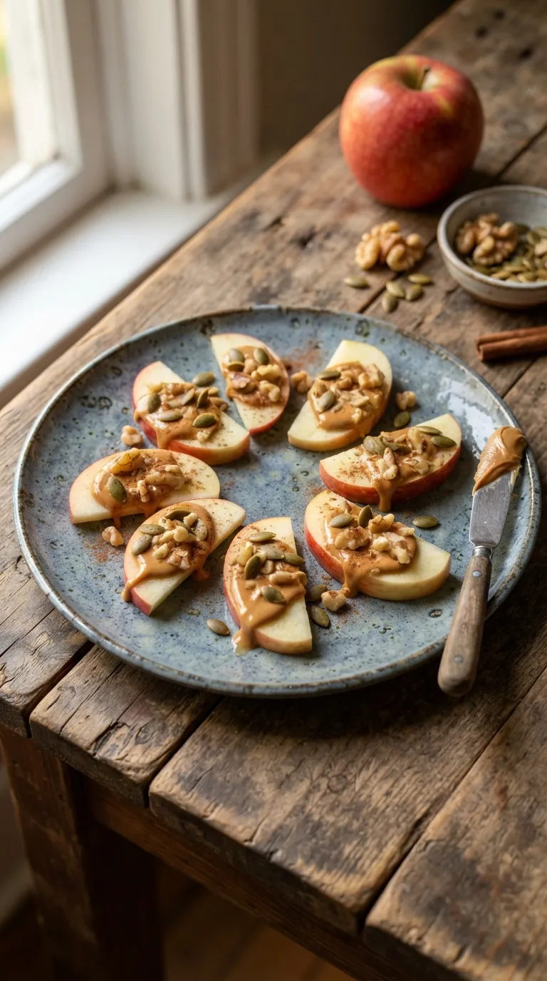high protein snacks without protein powder Peanut Butter Apple Bites