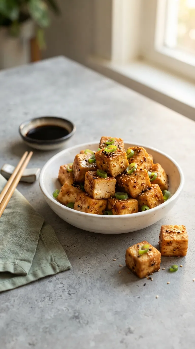high protein vegan snacks Tofu Snack Bites
