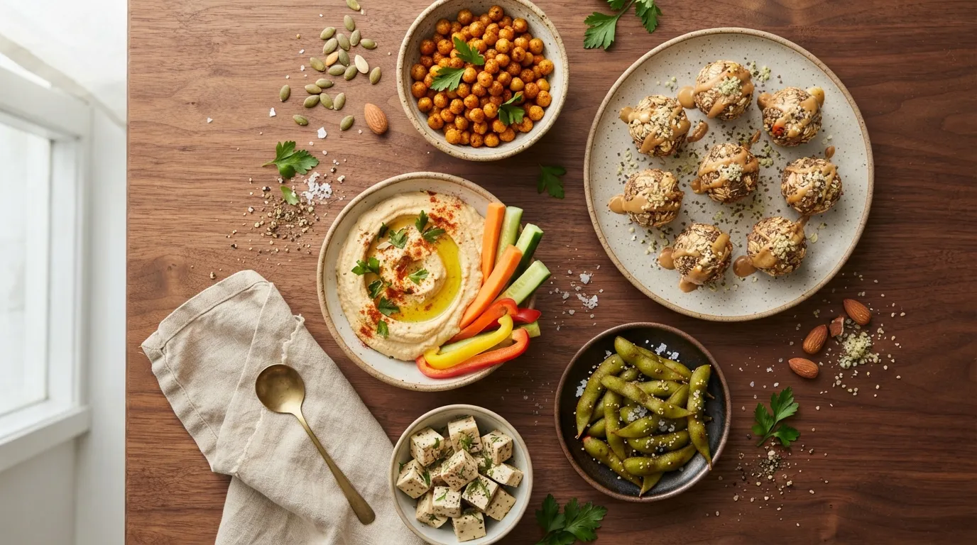 15 High Protein Vegan Snacks That Actually Fill You Up
