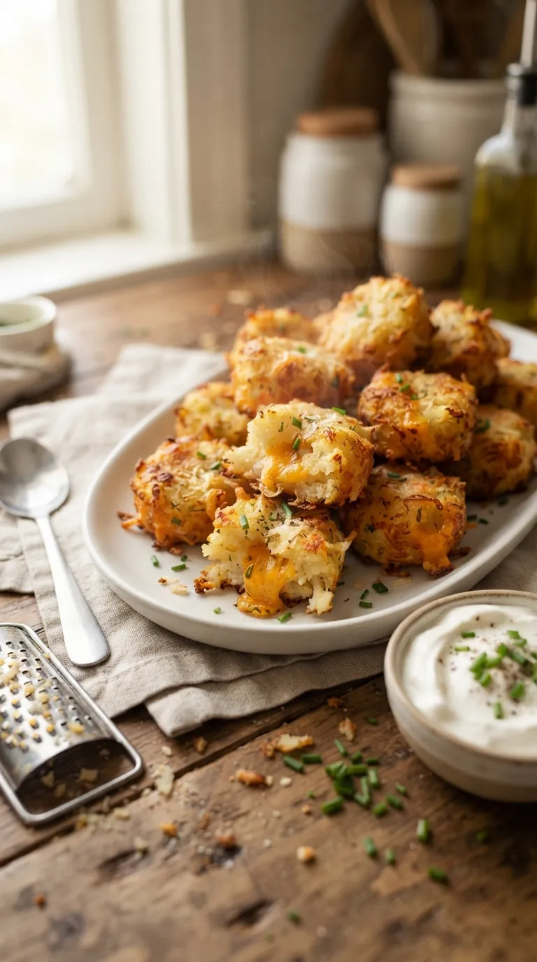 hot bites for beginners Cheesy Potato Bites