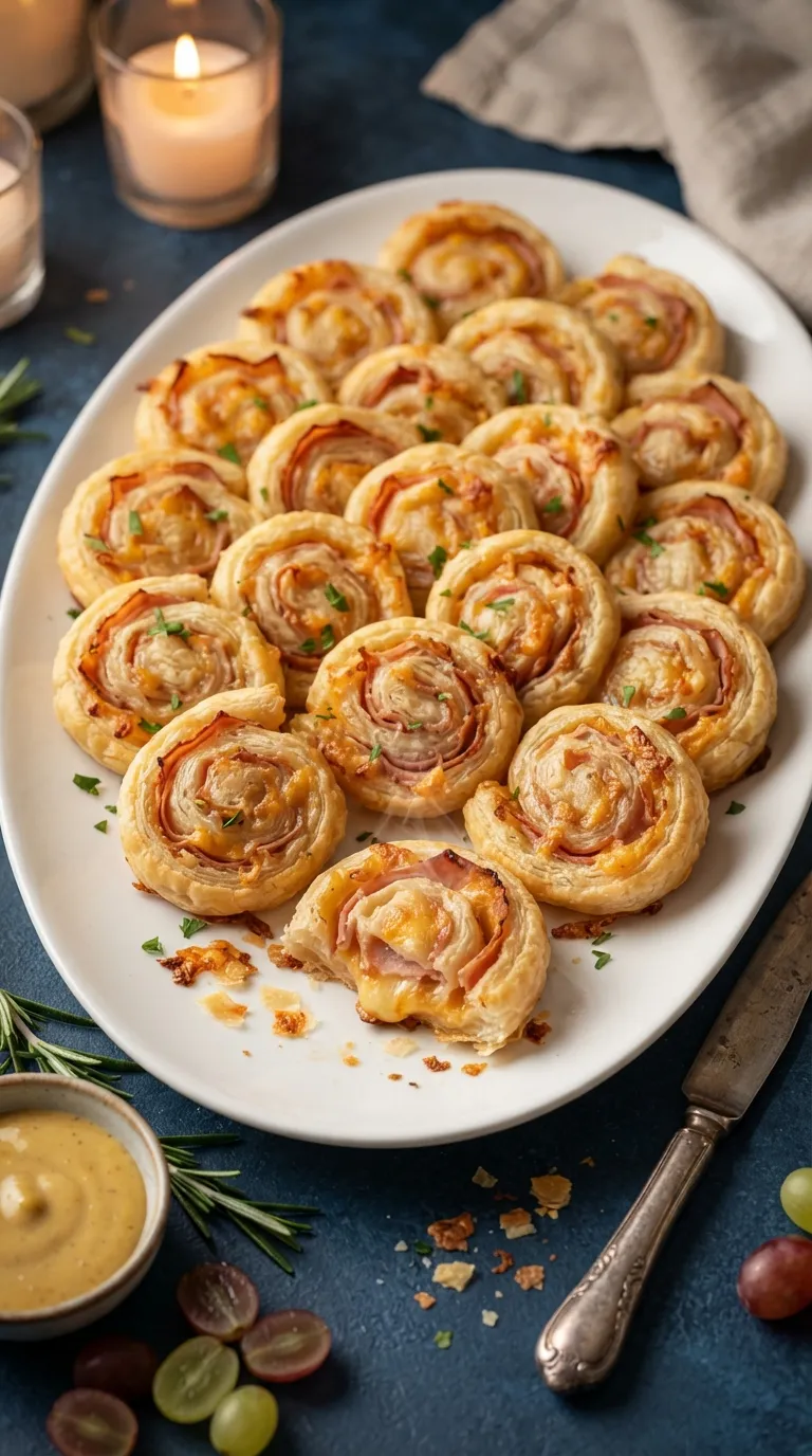 hot bites for beginners Mini Ham Pinwheels