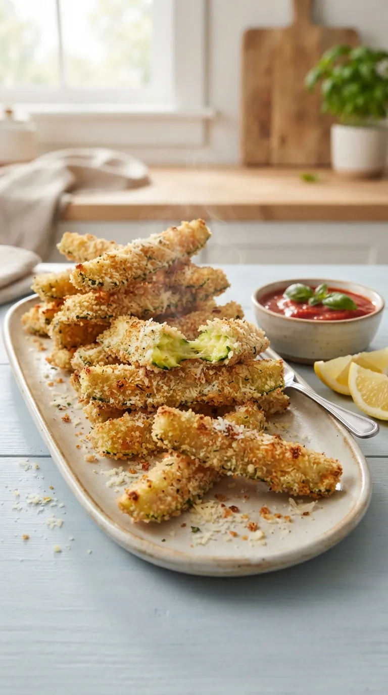 hot bites for beginners Parmesan Zucchini Fries