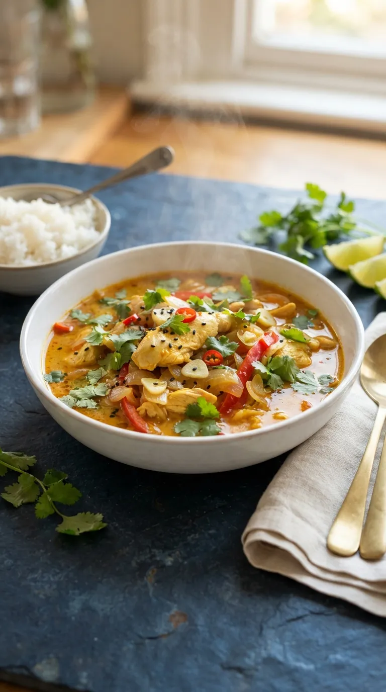 Instant pot dinner recipes dump and go Coconut Chicken Curry