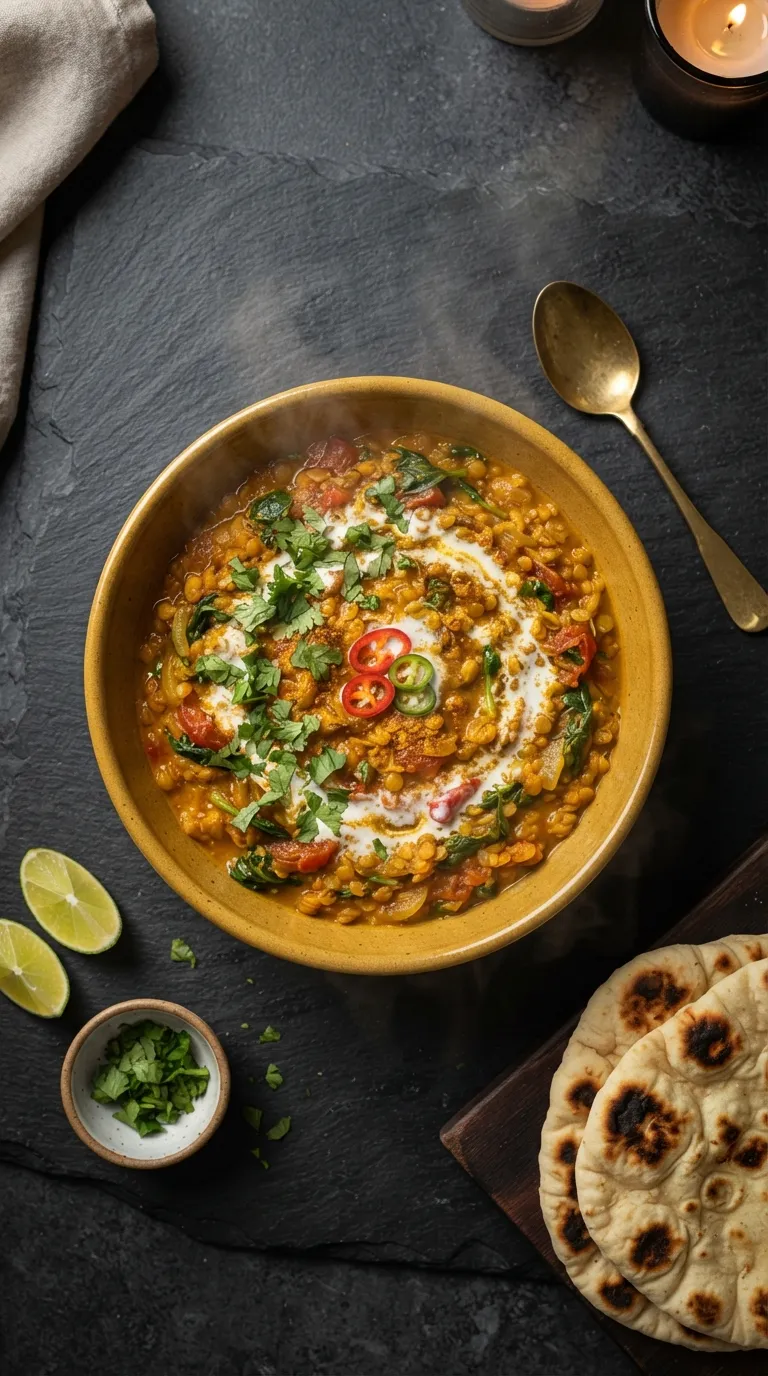 Instant pot dinner recipes dump and go Lentil Curry