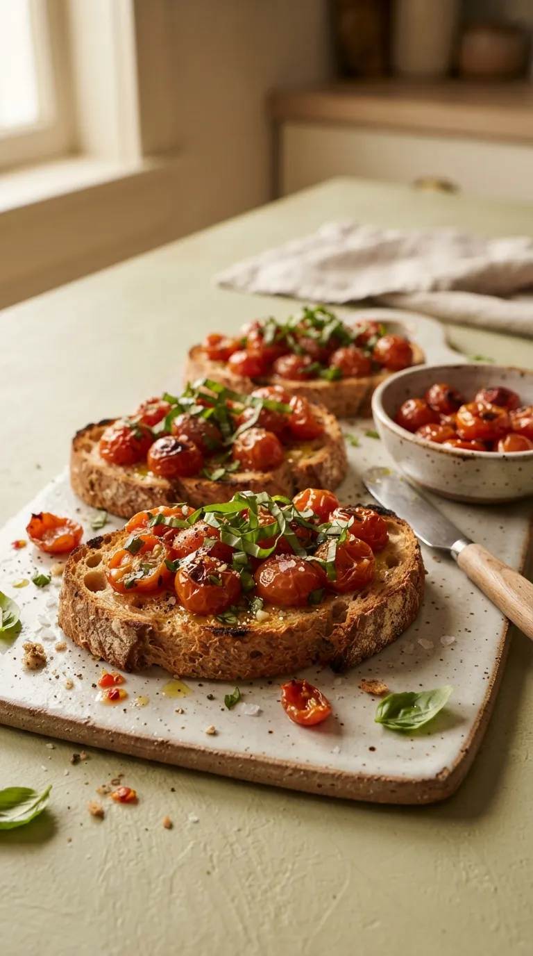 Low sodium hot bites recipes Roasted Tomato Toasts