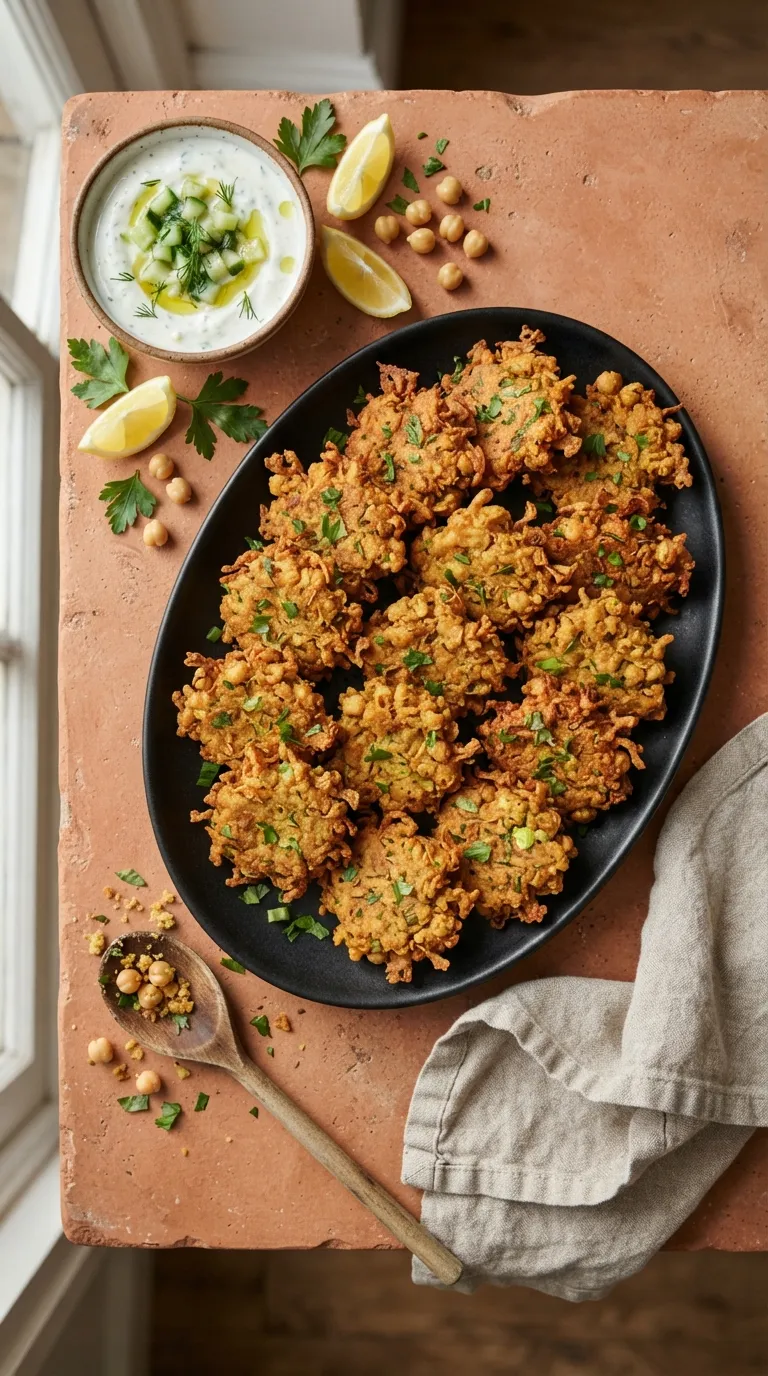 Low sodium hot bites recipes Spiced Chickpea Fritters