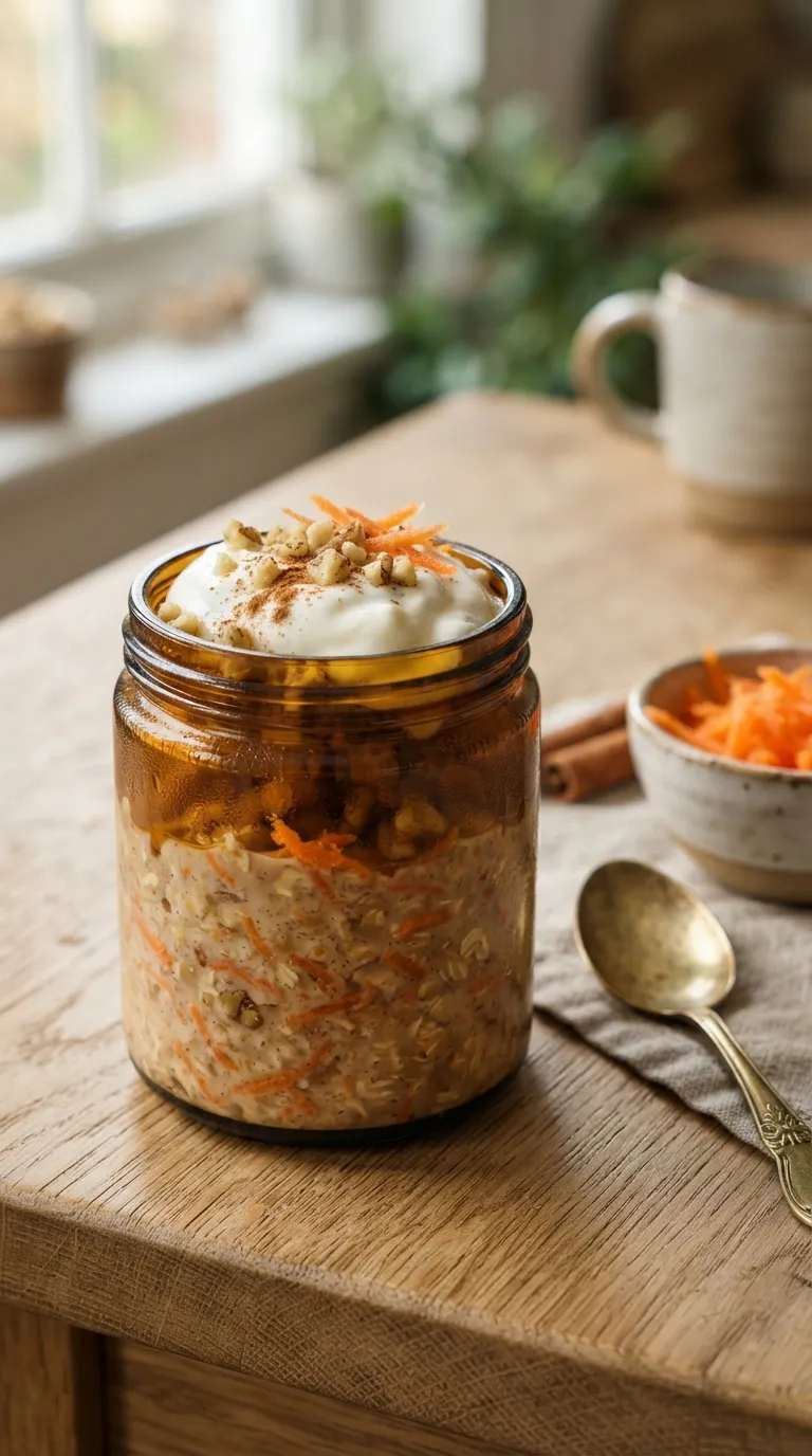 Overnight oats recipes for meal prep Carrot Cake Oats