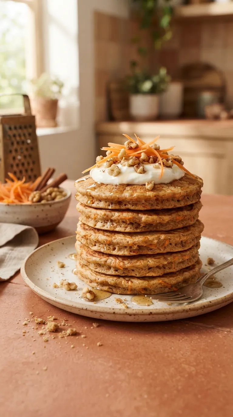 Protein pancake recipes for muscle gain Carrot Cake Pancakes