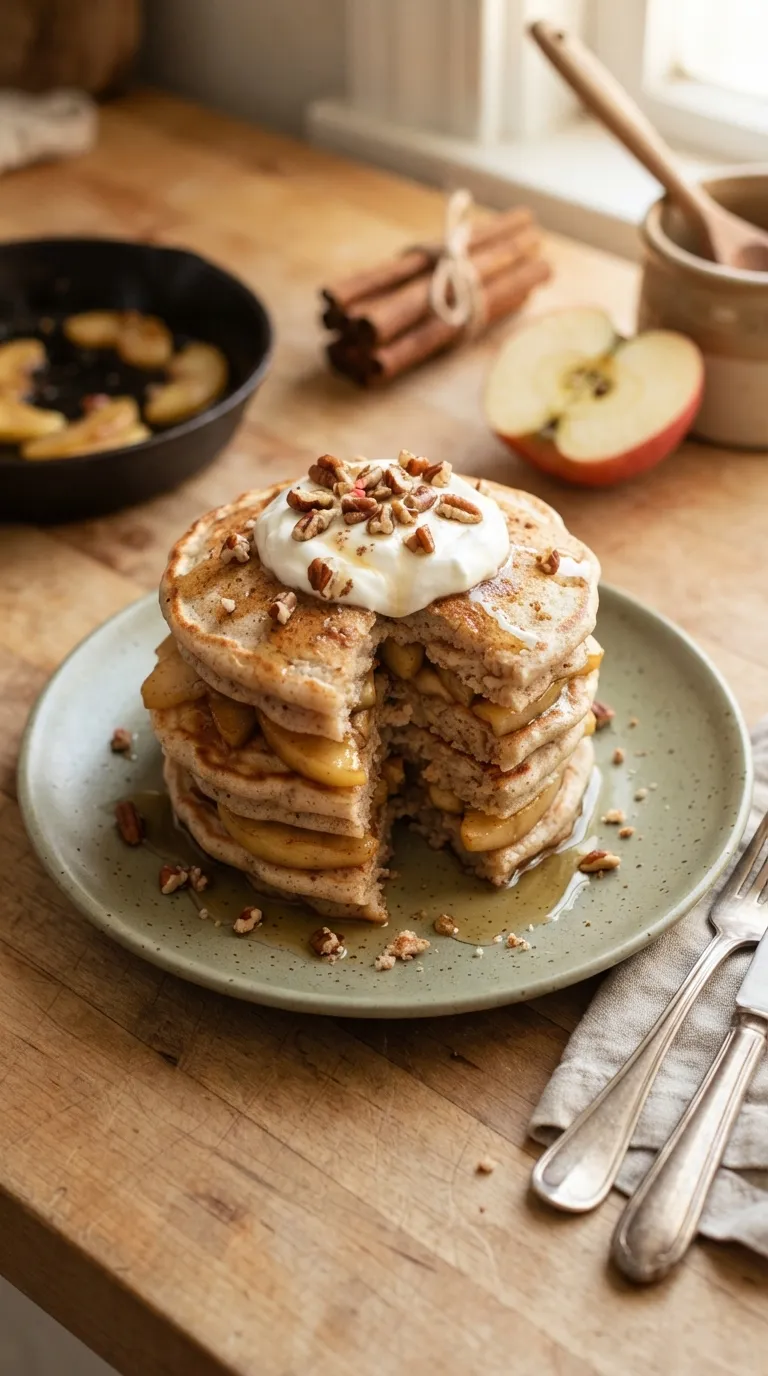 Protein pancake recipes for muscle gain Cinnamon Apple Pancakes