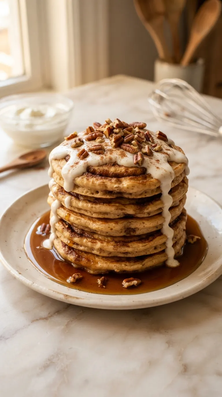 Protein pancake recipes for muscle gain Cinnamon Roll Pancakes