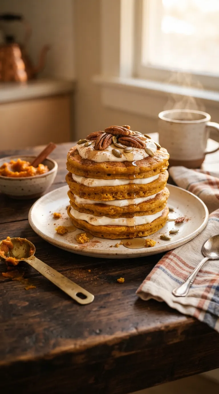 Protein pancake recipes for muscle gain Pumpkin Spice Pancakes