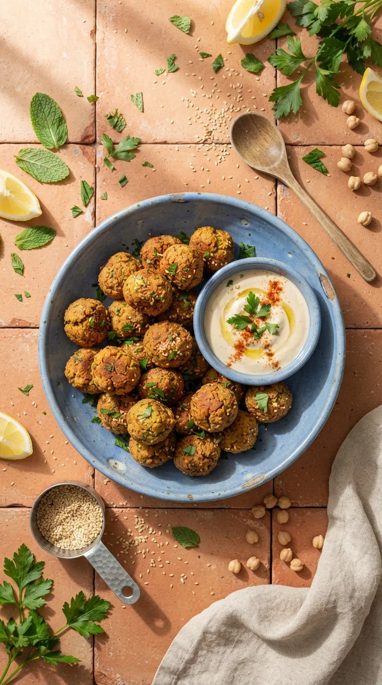 vegan hot bites recipes Crispy Chickpea Balls