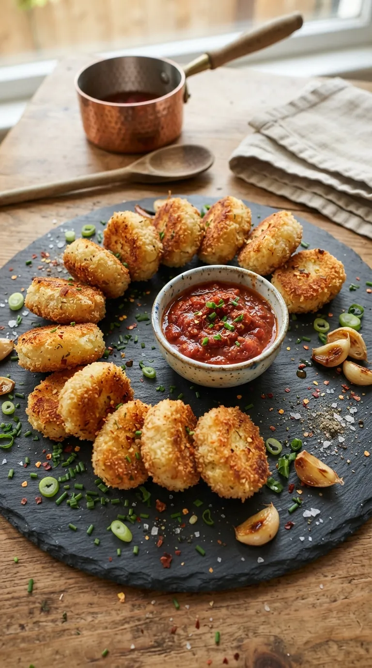 vegan hot bites recipes Spicy Potato Croquettes