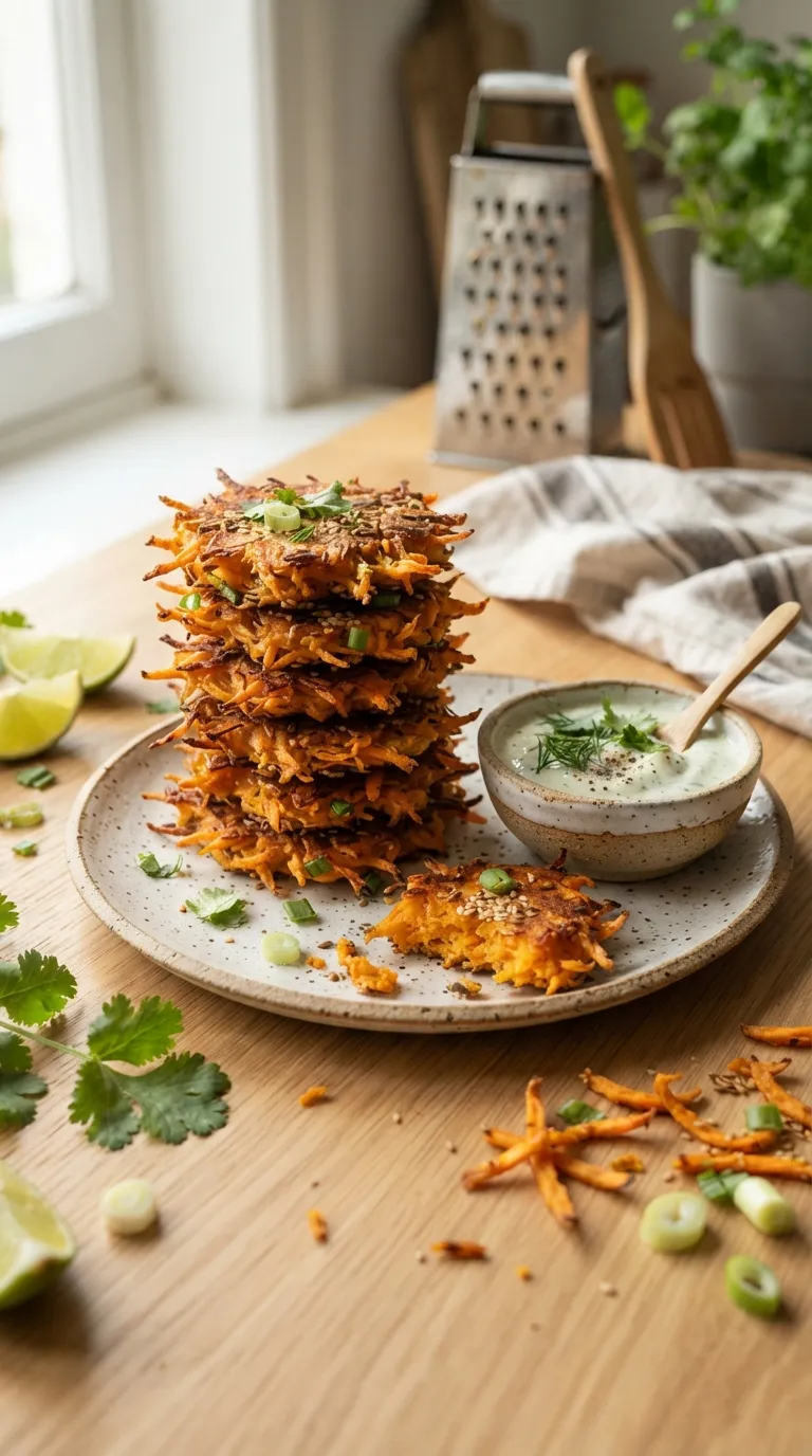 vegan hot bites recipes Sweet Potato Fritters